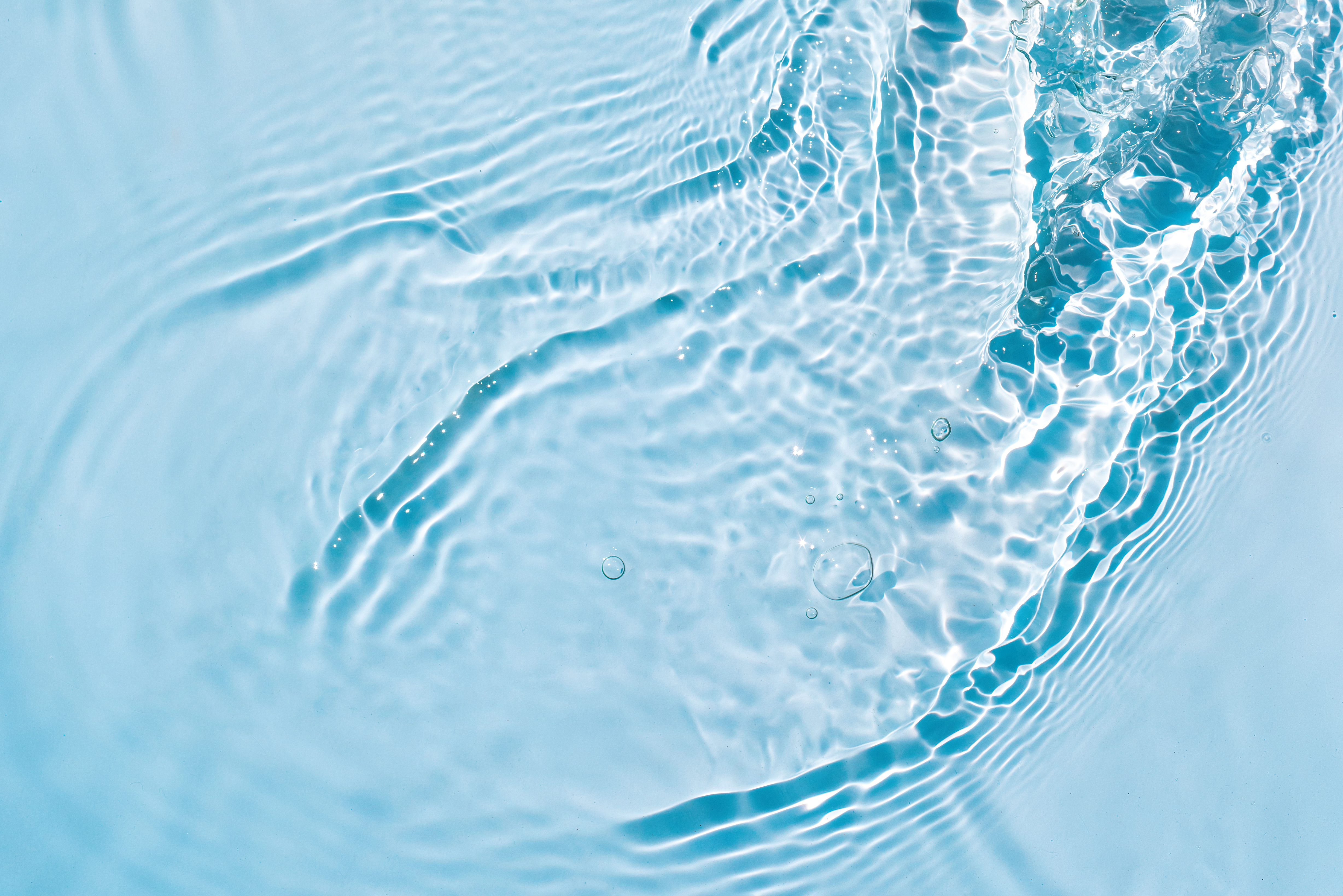 Blue water texture background